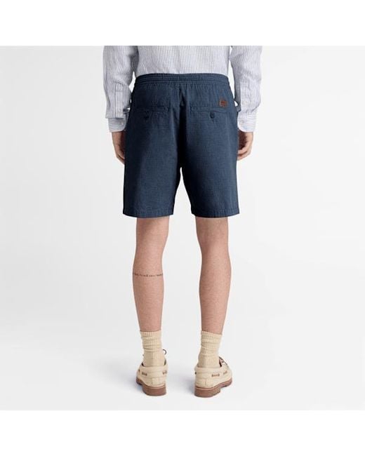 Timberland Blue Claremont Cotton Short For for men