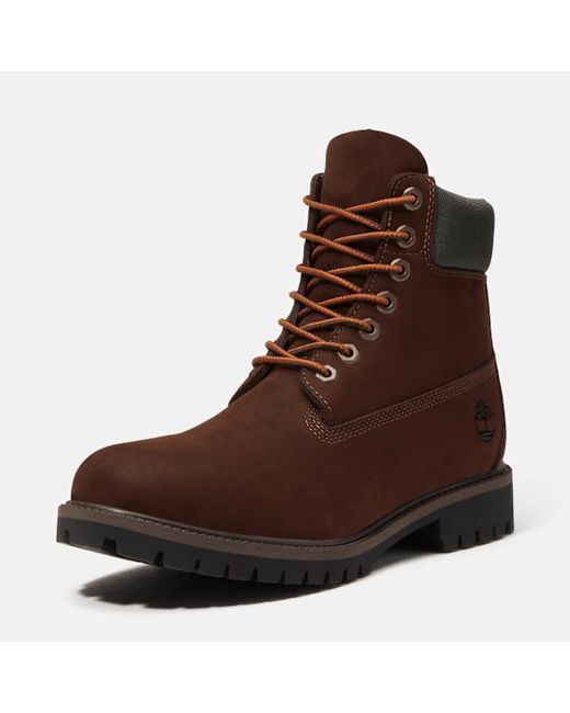 Timberland Brown Heritage 6-Inch Waterproof Boot For for men