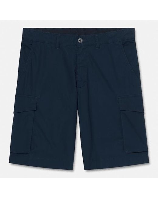 Timberland Blue Brookline Poplin Cargo Short For for men