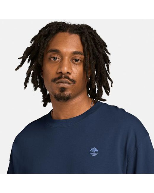 Timberland Blue Dunstan River Short-Sleeve T-Shirt For for men