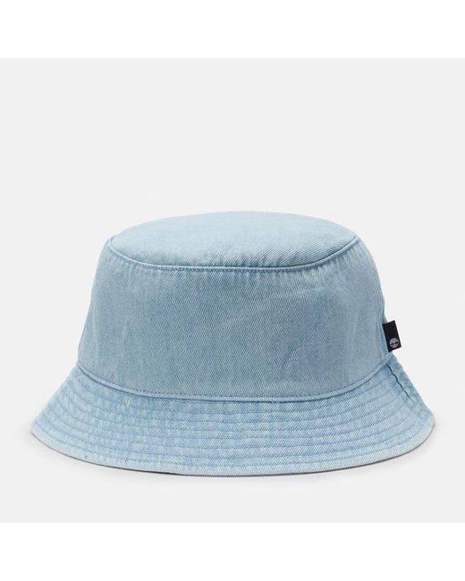 Timberland Blue All Gender Denim Bucket Hat