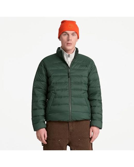 Timberland Green Lightweight Puffer Jacket For for men