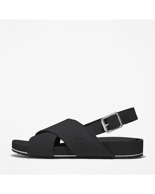 Timberland Black Malibu Waves Basic Backstrap Sandal For