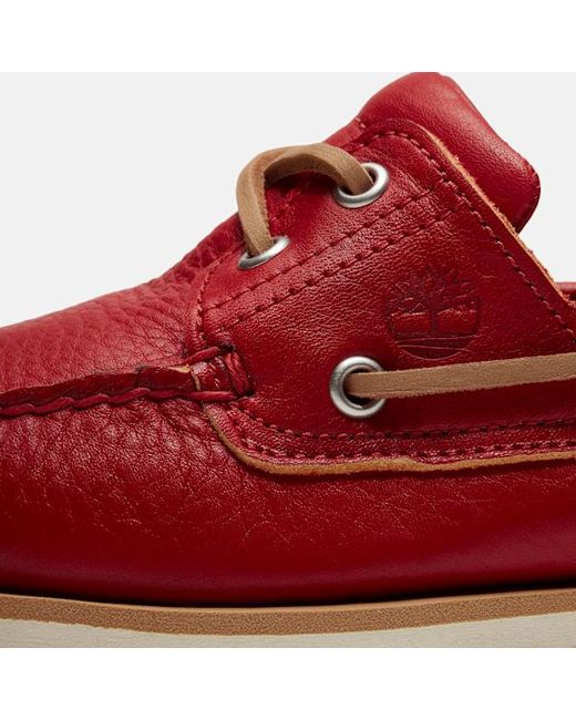 Timberland Red Lake House Classic 2-Eye Boat Shoe For for men