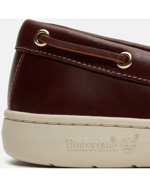 Timberland Brown Portofino Pier Boat Shoe For