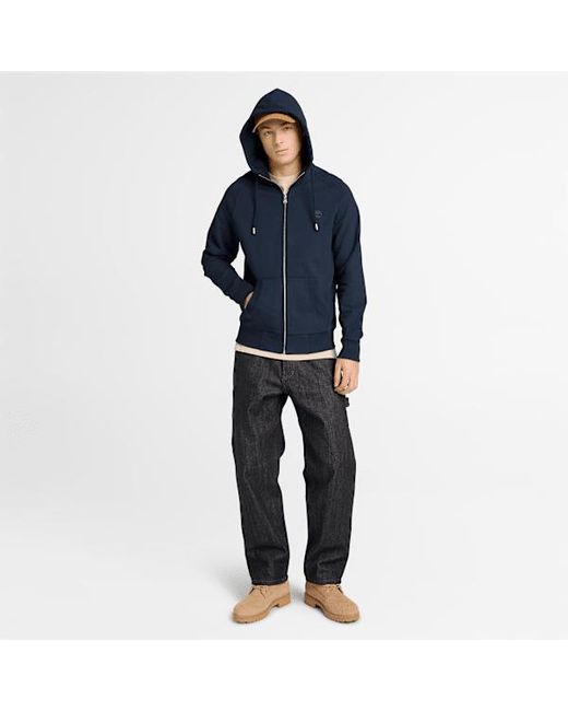 Timberland Blue Exeter River Full-Zip Hoodie For for men
