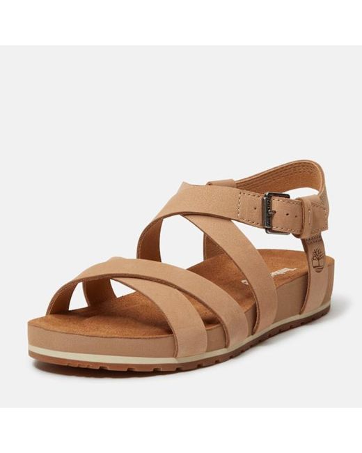 Timberland Brown Malibu Waves Backstrap Sandal For