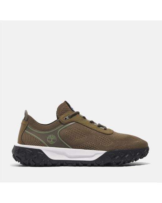 Timberland Greenstride Motion 6 Low Lace-up Trainer For Men In Green, Man, Green, Size: 6.5 for men