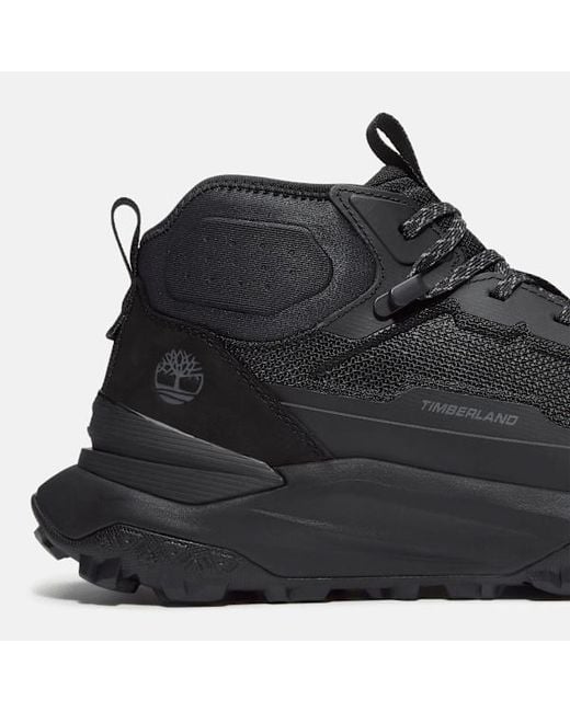 Timberland Black Motion Access Mid Trainer For for men