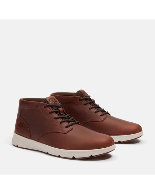 Timberland Parker Street Trainer For Men In Brown, Man, Brown, Size: 6.5 for men