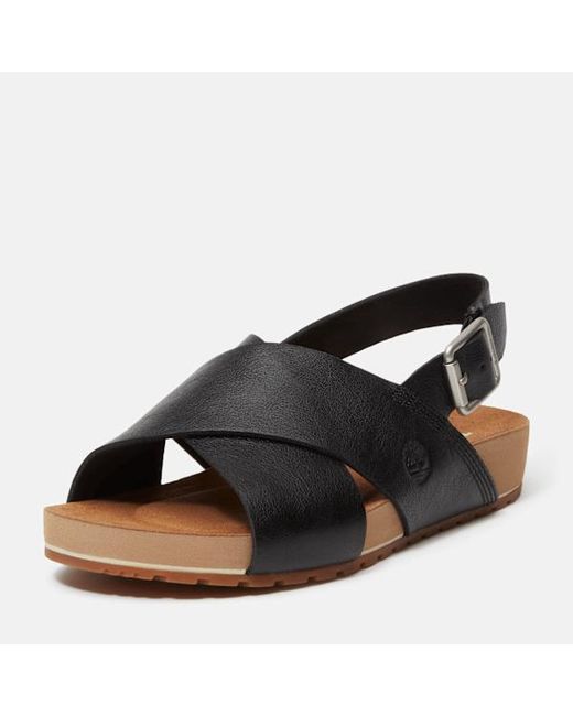 Timberland Black Malibu Waves Basic Backstrap Sandal For