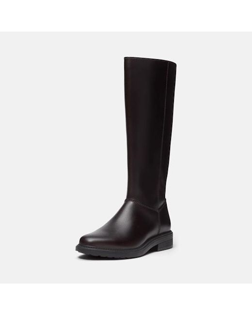 Timberland Black Stormbucks Tall Side Zip Boot For
