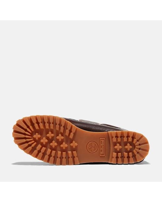 Timberland Brown Noreen 3-eye Lug Handsewn Boat Shoe