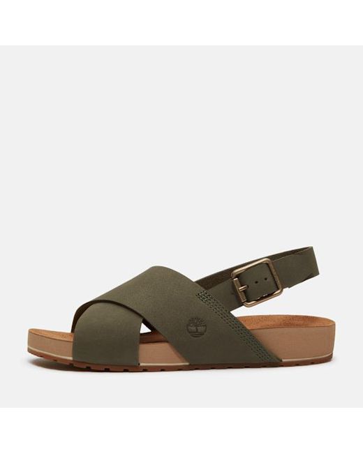 Timberland Green Malibu Waves Basic Backstrap Sandal For