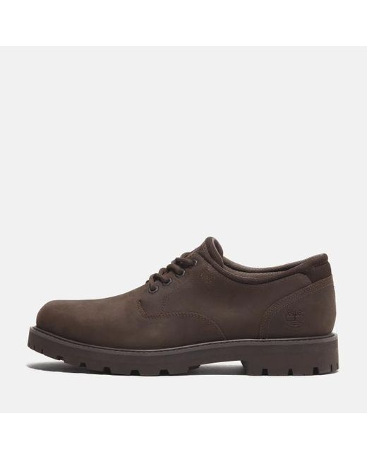 Timberland Britton Road Lace-up Waterproof Shoe For Men In Dark Brown, Man, Brown, Size: 6.5 for men