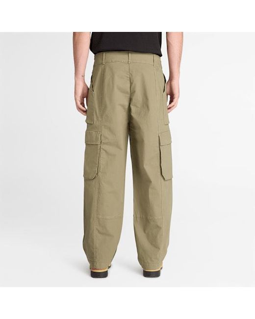 Timberland Green Woven Utility Trouser For