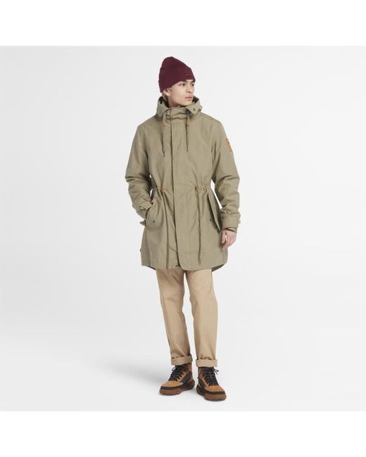 Timberland Snowdown Peak Water resistant 3 in 1 Fishtail Parka For Men In Green Man Green Size L for Men Lyst UK