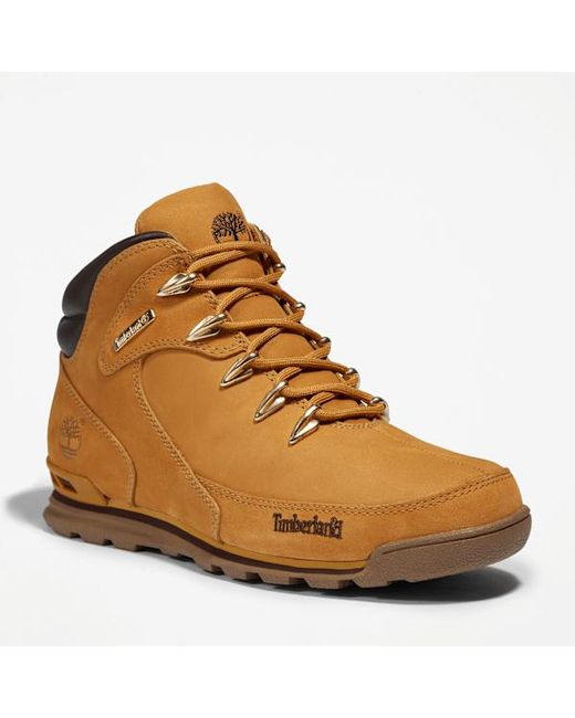 Timberland Brown Euro Rock Mid Hiking Boot For for men