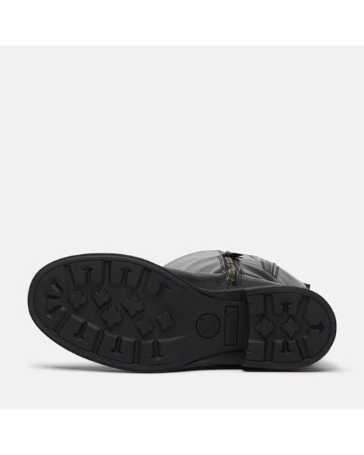 Timberland Black Verona Square Tall Side Zip Boot For