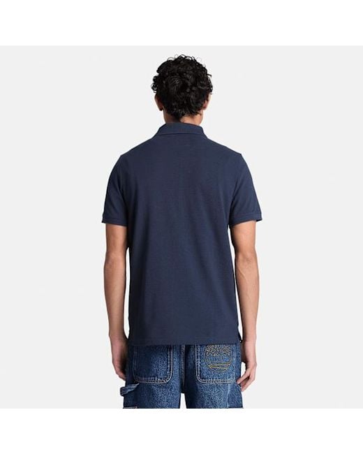 Timberland Blue Oyster River Regular Short-Sleeve Polo For for men