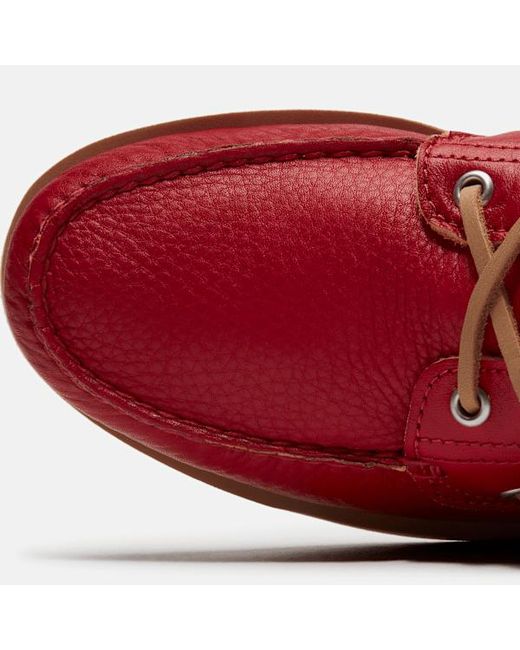Timberland Red Lake House Classic 2-Eye Boat Shoe For for men