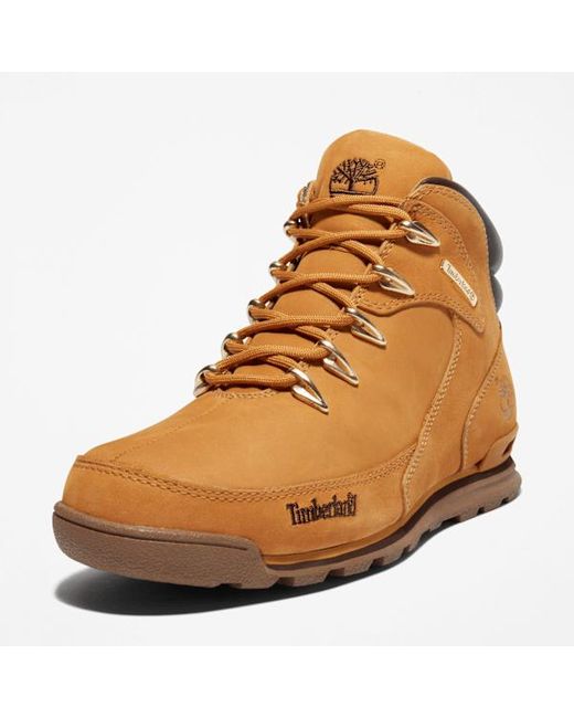 Timberland Brown Euro Rock Mid Hiking Boot For for men