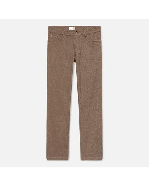 Timberland Brown Sandown 5-Pocket Trouser For for men