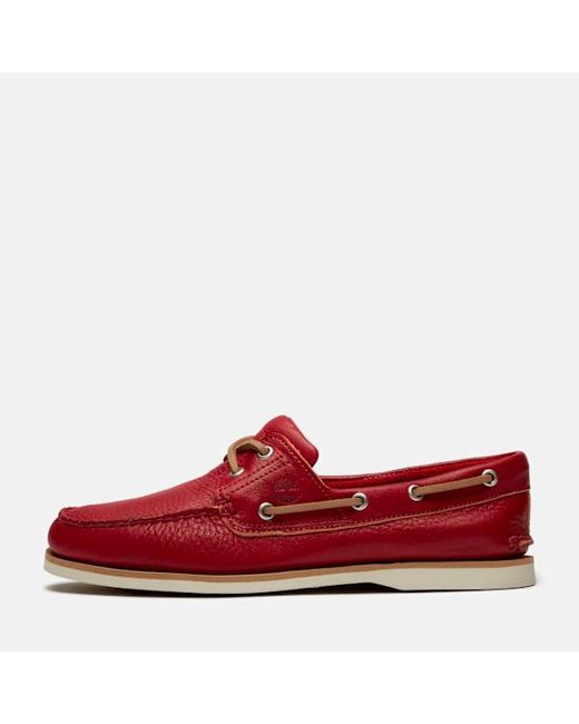 Timberland Red Lake House Classic 2-Eye Boat Shoe For for men
