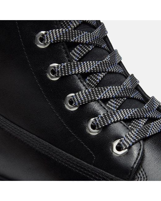Timberland Black Stone Street Platform Mid Boot For