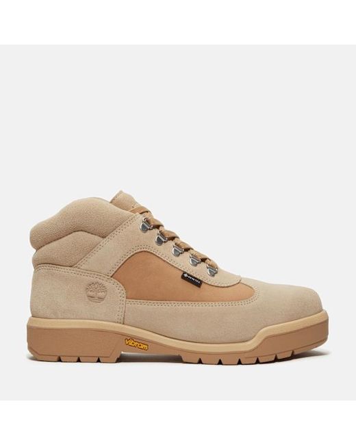 Timberland Natural Mid Lace-up Field Boot For Men In Beige, Man, Beige, Size: 6.5 for men