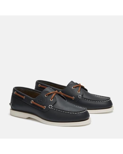 Timberland Blue Classic Boat Shoe For