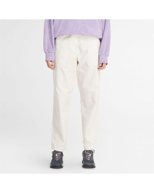 Timberland White Utility Fatigue Trousers