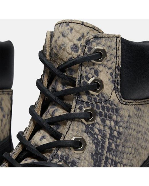 Timberland Black Premium Suede 6-Inch Boot For
