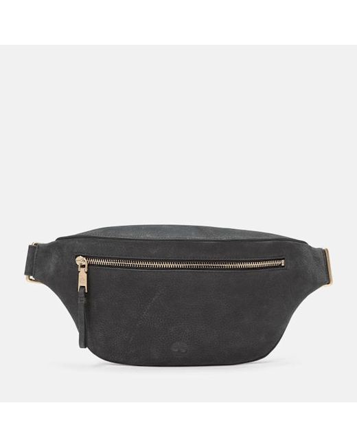 Timberland Black Soft Leather Sling Bag