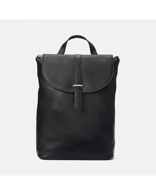 Timberland Black Tuckerman Leather Backpack For