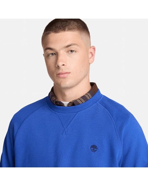 Timberland Blue Exeter River Crew Sweatshirt For for men