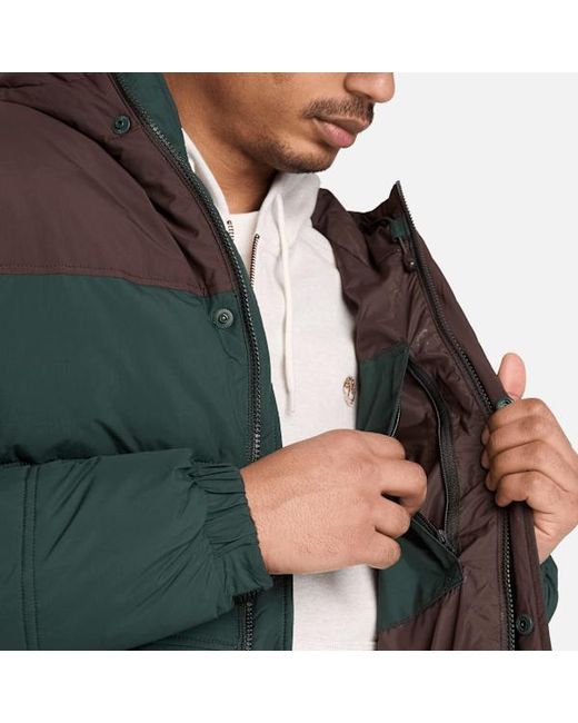 Timberland Green Water Repellent Puffer Jacket For for men