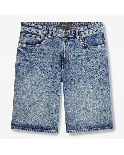 Timberland Blue Denim Jorts for men