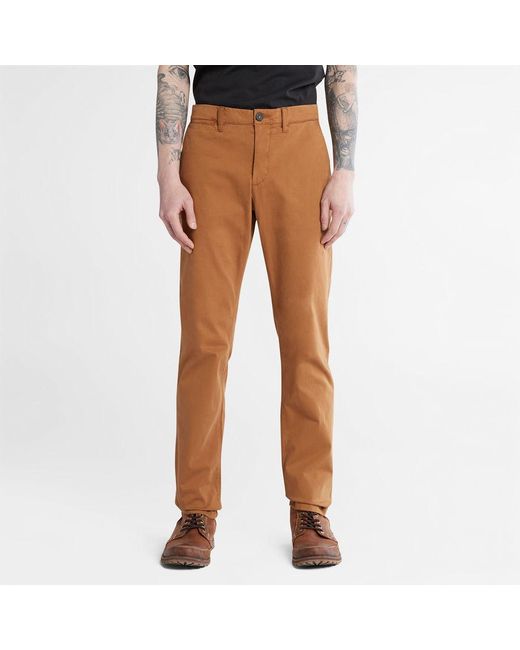 Timberland Brown Anti-odour Ultra-stretch Chinos for men