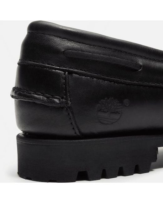 Timberland Black Authentic Kiltie Loafer For