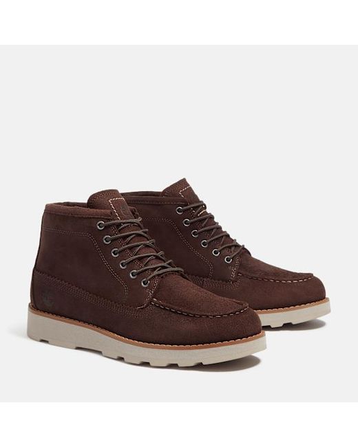 Timberland Brown Britton Mills Mid Chukka Boot For for men