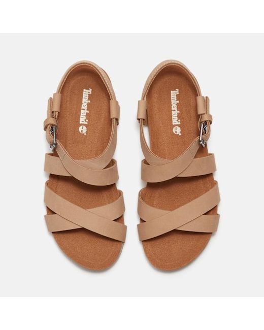 Timberland Brown Malibu Waves Backstrap Sandal For