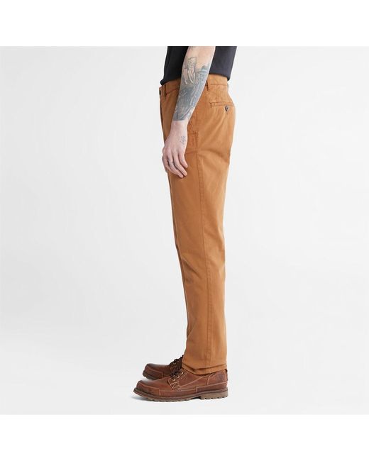 Timberland Brown Anti-odour Ultra-stretch Chinos for men