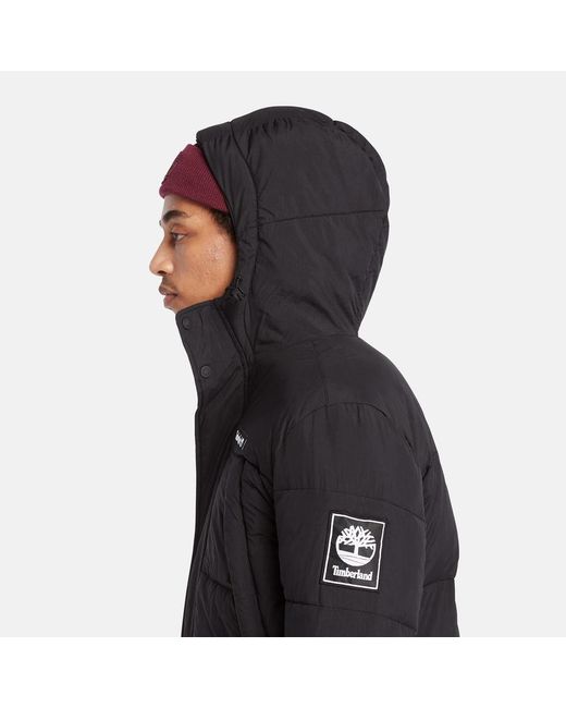 Timberland Black Outdoor Archive Puffer Jacket for men