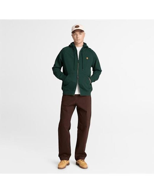 Timberland Green Exeter River Full-Zip Hoodie For for men