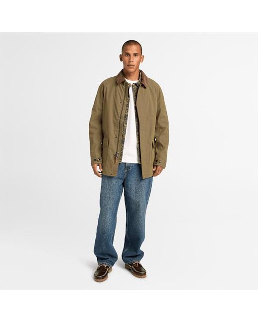 Timberland Green Wenham Waterproof Barn Coat For for men