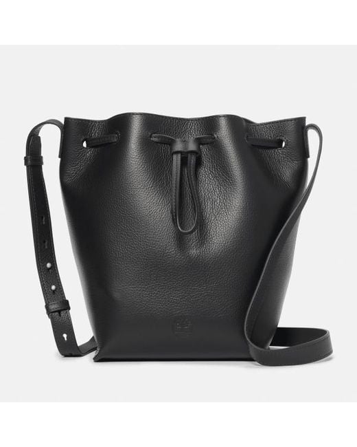 Timberland Black Tuckerman Leather Bucket Bag