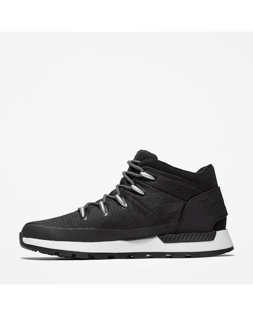 Timberland Black Sprint Trekker Mid Waterproof Trainer For for men