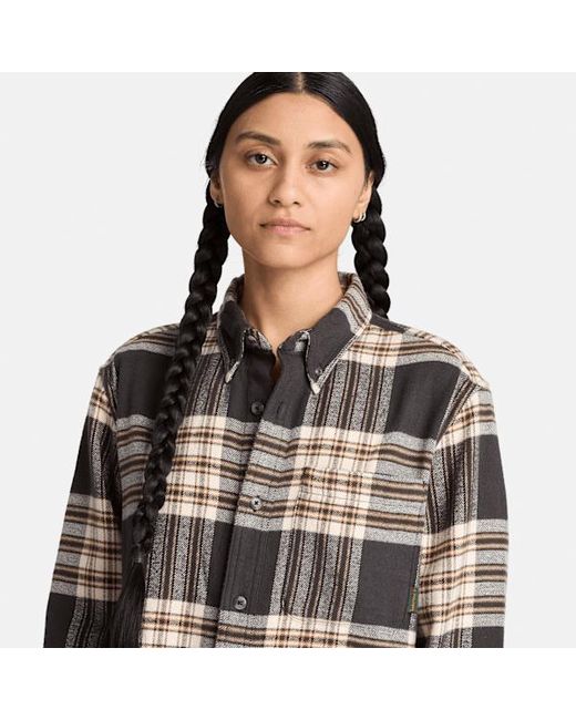Timberland Black Check Regular Shirt For for men