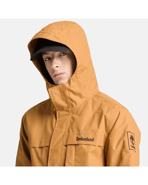 Timberland Orange Benton Waterproof Shell Jacket For for men